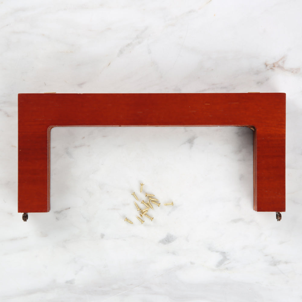 Akçaylar Ahşap Çanta Bursu Büyük Boy - Kiremit